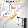 Anobeyi 23.6" Gym Fitness Cable Extension Chain, 304 Stainless Steel