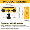 Qualirey Solar Outdoor Motion Sensor Alarm 2 x 129db Loud