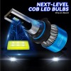 AUIMSOCO 9005 9006 LED Headlight Kit Combo Bulbs High Low