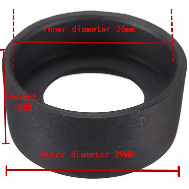 Aokshen Soft Rubber Eyepiece Eye Shield Eye Guards Cups For