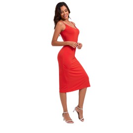 LB LIFEBEST Women's Full Slips Cami Long Spaghetti Strap Under Dress