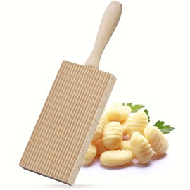 Wooden Gnocchi Board Pasta Machine, Pasta Board for Homemade Gnocchi, Ideal for Pasta, Ravioli and Gnocchi, Compatible with Pasta Machines and Pasta Accessories, Gift for Noodle Lovers