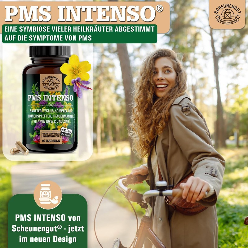 PMS Intenso® PMS Capsules – Important: Laboratory Tested Vital Complex