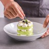 Y YHY 8" Pasta Bowls Set for 6, Porcelain 22oz