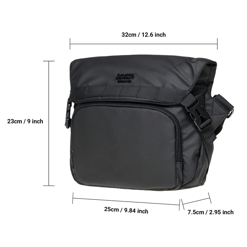 KAUKKO Canvas Military Shoulder Bags Vintage Shoulder Bag Messenger Bag