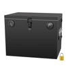 Peastorm Trailer RV Marine Battery Box - 12V Waterproof Steel
