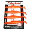 Sidewinder 4" Sandeels - 10g - Flo Orange - Pack
