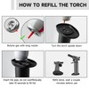Peaks Comforts Butane Torch Blow Torch Creme Brulee Torch Refillable