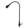 LED Reading Light 3W Wall Mount Reading Lamp Flexible Gooseneck