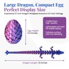 3D Dragon Egg - Articulated Crystal Animals Fidgets, 12-Inch Laser