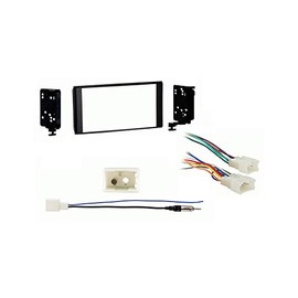 Harmony Audio Compatible with Subaru XV Crosstrek 2012 2013 2014 w Factory NAV Double DIN Stereo Harness Radio Dash Kit