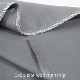 NTBAY 2 Pack 500 Thread Count 100% Egyptian Cotton Toddler Pillowcases, Super Soft and Breathable Envelope Closure Travel Kids Nursery Pillow Cases, 40x60 cm, Dark Grey