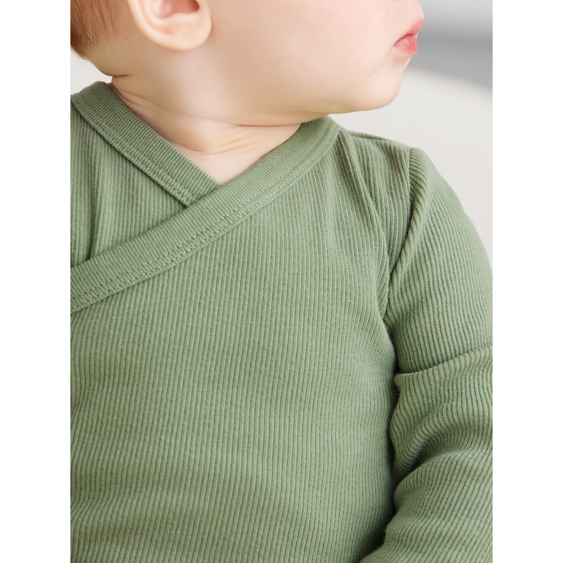 Simple Joys by Carter's unisex-baby 4-pack Side Snap Bodysuit, Jade