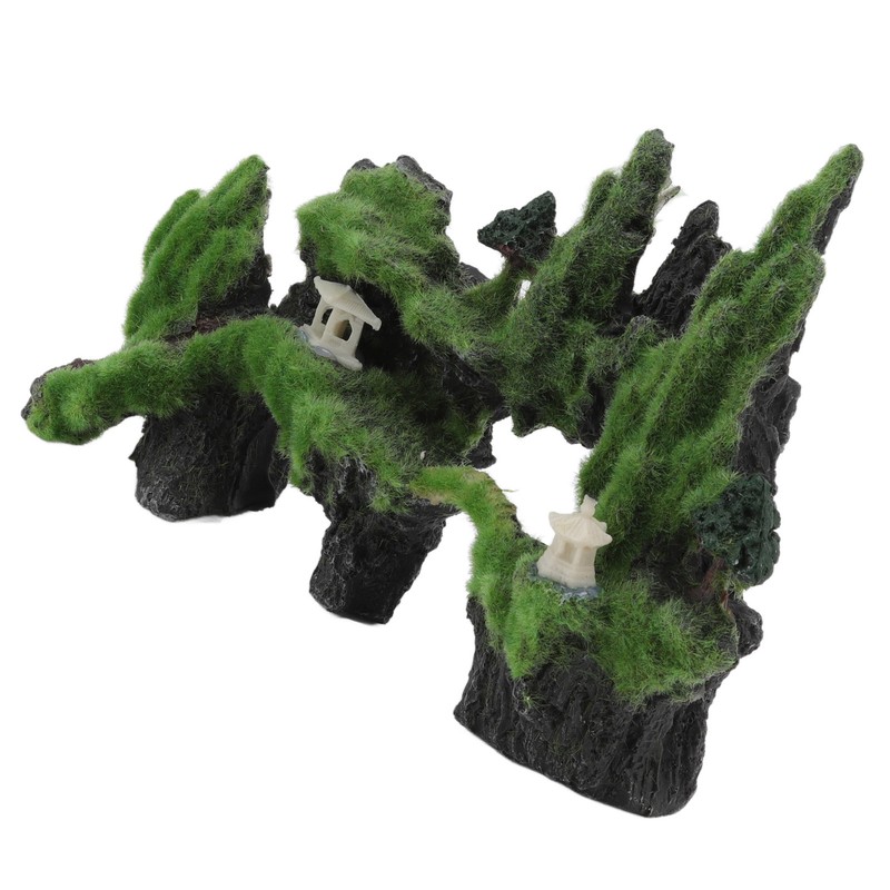 Moss Rockery Aquarium Decoration Artificial Moss Rockery Ornament for Aquarium