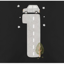 Shirtracer Cushion Cover - 1st Pillow - 1st Birthday Children's Birthday 1st Birthday 1st Birthday 1 Year Baby Two Baby Birthday - 50 x 50 cm - Black - Year Old 1st