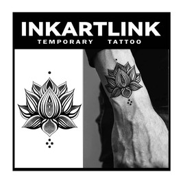 INKARTLINK Flower Juagua Tattoo 2 Weeks Long Lasting Waterproof Tattoo Stickers Tattoo Stickers for Men Women Fashion Men Women Permanent Disappearing Tattoo Wrist Arm Back Hand Leg Abdomen Clavicle