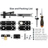 Hidden Pivot Hinge for Secret Door & Hidden Bookcase,570Lbs Load-Bearing,360°Rotation