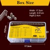 FIXXELY Cone Point & Flat Head Grub Screws Set of