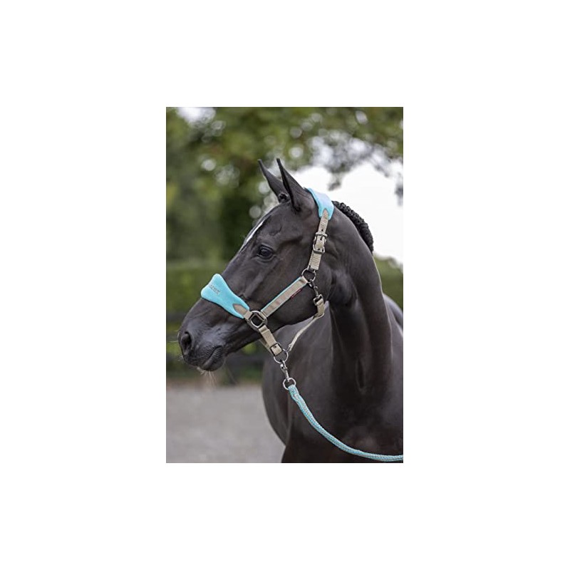 Vogue Fleece Headcollar - Halter & Leadrope Azure X-Full