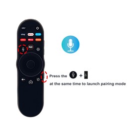 Replace Voice Remote Control fit for VIZIO 4K UHD LED HDR Smart TV V4K43M-08 V4K43C-08 V4K50M-08 V4K50C-08 V4K55M-08 V4K55C-08 V4K65M-08 V4K65C-08 V4K70M-08 V4K75M-08 V4K75C-08 V4K86C-08 V4K65M-0804