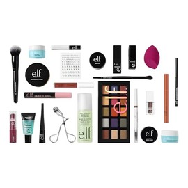 e.l.f. Sleigh the Holidays Calendario de Adviento de 24 días 2025, esenciales para el cuidado de la piel y maquillaje festivo en tonos de edición limi