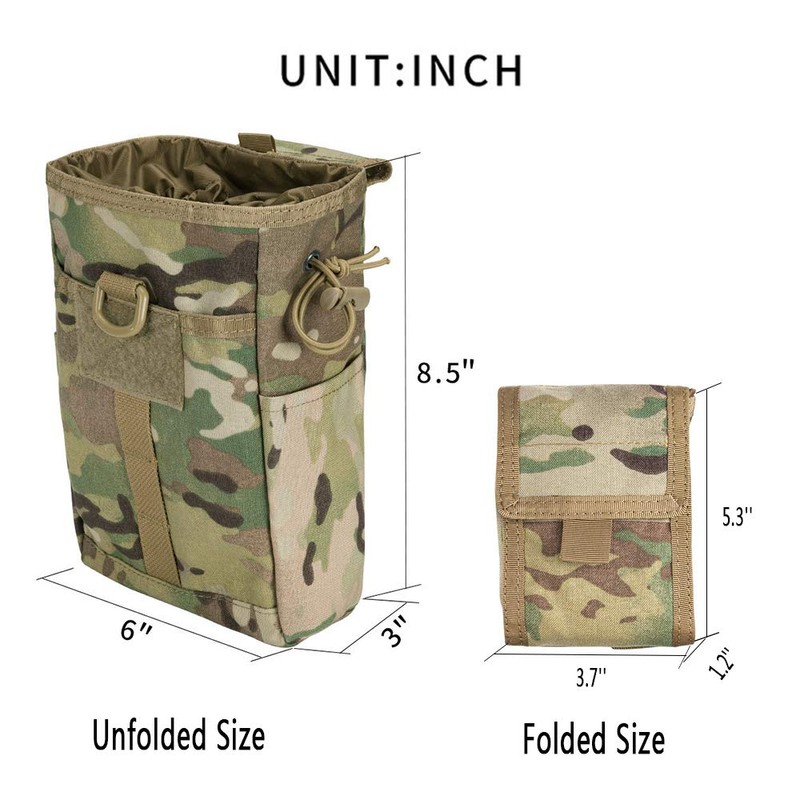EXCELLENT ELITE SPANKER Molle Dump Pouch Drawstring Magazine Utility Pouch