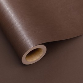 BIOBROWN Chocolate Brown Kraft Wrapping Paper Roll – 17 Inches X 33 Feet (47 sq. ft. ttl.) Solid Color Matte Textured Gift Wrap for Birthday, Wedding, Mother's day, Father's day, Parties, Christmas