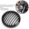 5.75in Aluminum Headlight Grill Cover Accessory Fit for XL883 XL1200