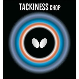 Butterfly 05450 Rubber Back for Table Tennis Takinese Chop Black Thick