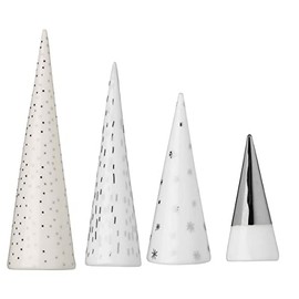 Räder Small Winter Forest Set of 4 with Silver