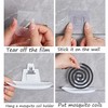 Pack of 2 Snail Mosquito Spiral (Black & White) Holder,
