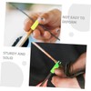GRIRIW 16Pcs DIY Arrow Nocks Tails Transparent Blue Green White