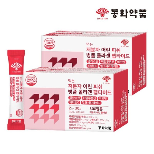 Dongwha Pharmaceutical low molecular weight young fish Centella asiatica collagen 2 boxes, single option / 동화약품 저분자 어린 피쉬 병풀 콜라겐 2박스, 단일옵션