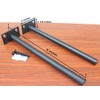 12 Pcs 8" Black Solid Steel Floating Shelf Bracket Blind