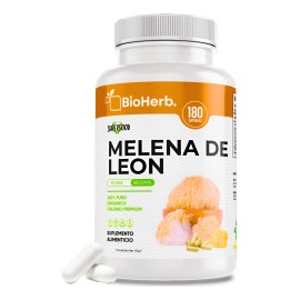 Melena De Leon 100% Pura - Mente Y Enfoque - 180 Capsulas Sin Sabor