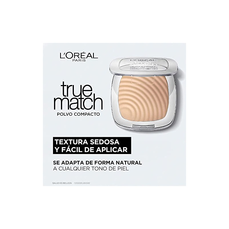L'Oréal Paris True Match Polvo Compacto Acabado Natural y Perfecto,