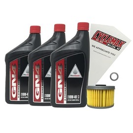 Cyclemax Oil Change Kit compatible with 2005-2019 Honda TRX500FE/FM Foreman 4x4 ES/FOURTRAX Oil Change Kit