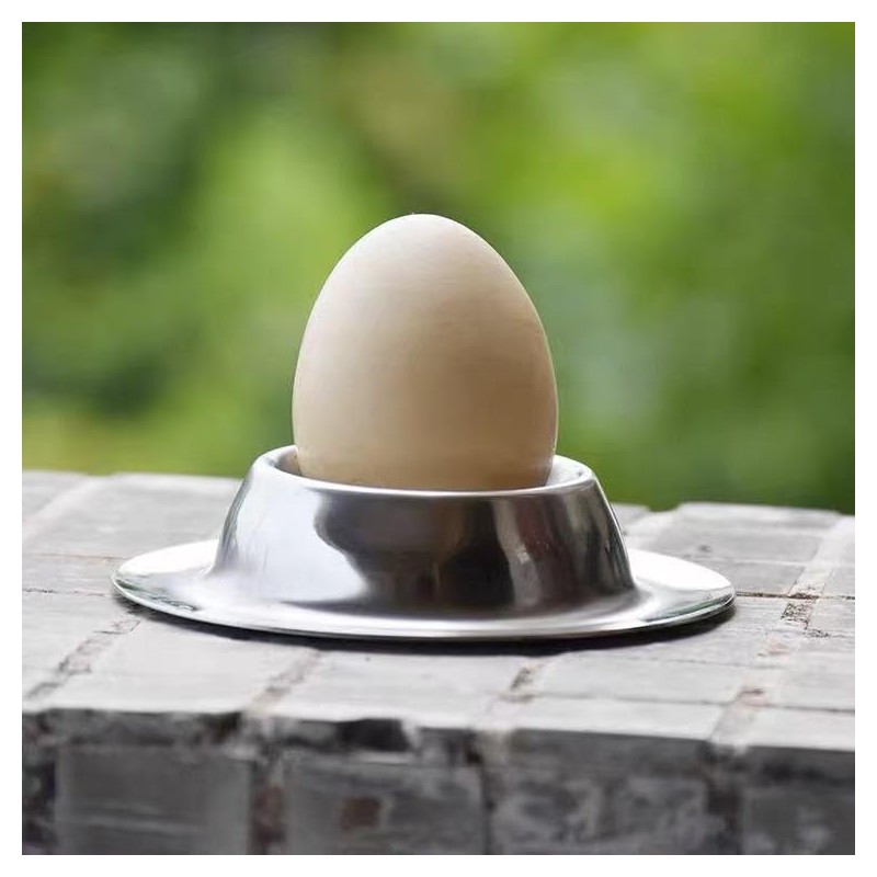 Boiled Egg Holder Egg Cups 2 Pieces, Metal Egg Cup