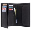 KORUTA Men's Leather Wallet with RFID Protection, Large Wallet with