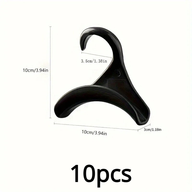 10-Piece Hanger Connector Hooks for Closet Organization – Space-Saving Accessory