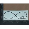 Nurse Decal Pack: Heart, Heartbeat, Infinity, Stethoscope (Black, Small 3.5")