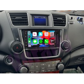 Vorally Radio de coche Android 14 para 2008-2013 Toyota Highlander Carplay GPS estéreo