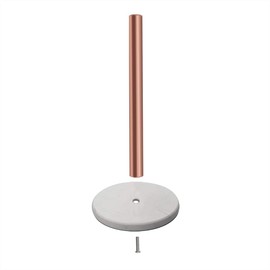LUTAVOY Marble Paper Towel Holder Copper Plated Paper Towel Holder with Marble Base (KZ33 - Bronze)