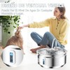 JUHANI Fuente de Agua para Gato, 3.2L Bebedero para Gato