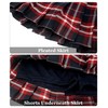 Happy Cherry Mädchen Plaid Faltenrock kurz Gefaltete Röcke Plissee Tennis