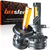 LUXSTER | Punisher H4 9003 LED Bulbs, 40000LM Ultra Bright,