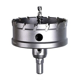 95mm Hole Saw LAIWEI Carbide Hole Cutter Stainless Steel Metal Drill Bit Tungsten Carbide Tipped Hole Saw Drill Bit (3-3/4"(95mm))