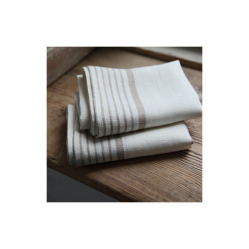 LinenMe 47 x 70 cm 100% Linen Hand Towels –