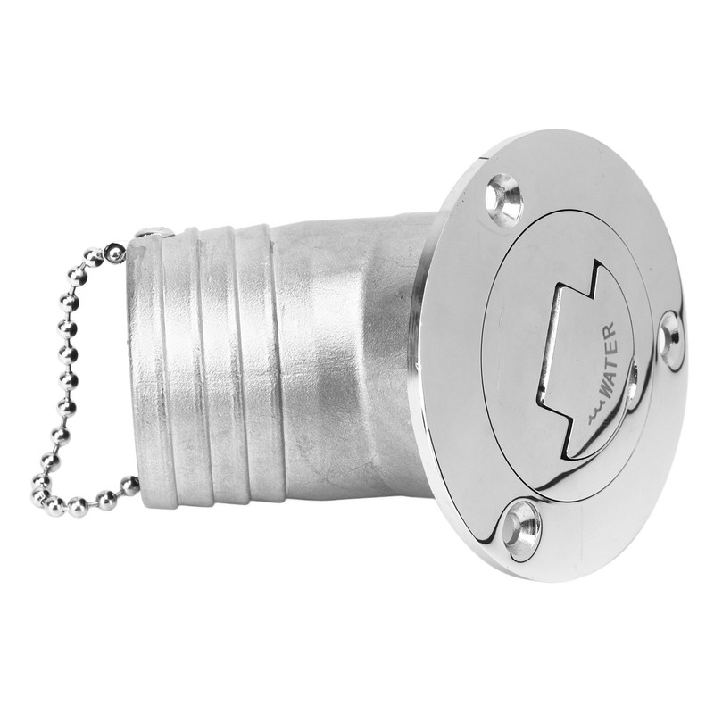 Boat Deck Filler 45° 316 Stainless Steel 38mm Flip Fill