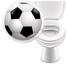 6 x Toilet Stickers Bathroom Equipment Pub Pissoir Urinal Funny